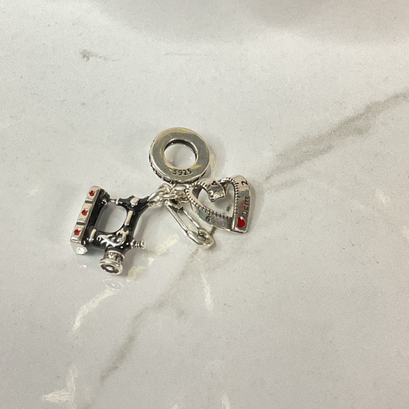 🌟 S925 Sterling Silver Sewing Machine Charm - Picture 8 of 9